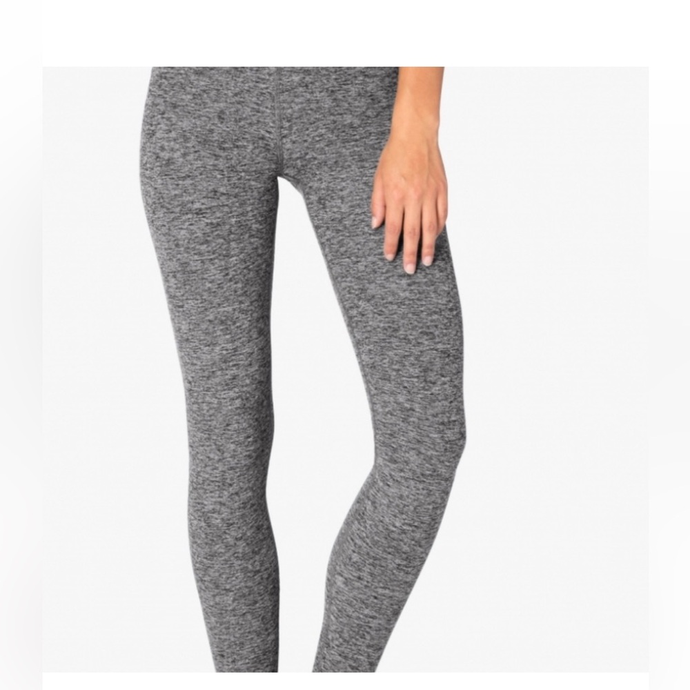 Beyond Yoga Spacedye Leggings Size M in Grey Heather